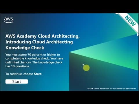 Cloud Architecture with AWS
